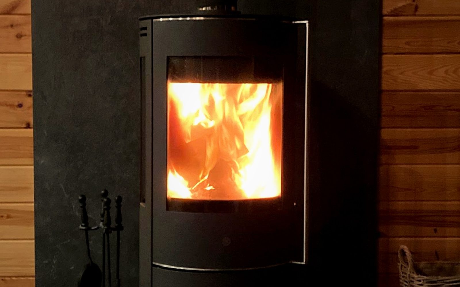 A wood-clad stove installation by EmberCraft, serving Folkestone, Kent